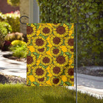 Classic Vintage Sunflower Pattern Print House Flag