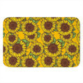Classic Vintage Sunflower Pattern Print Indoor Door Mat