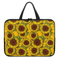 Classic Vintage Sunflower Pattern Print Laptop Sleeve With Handle