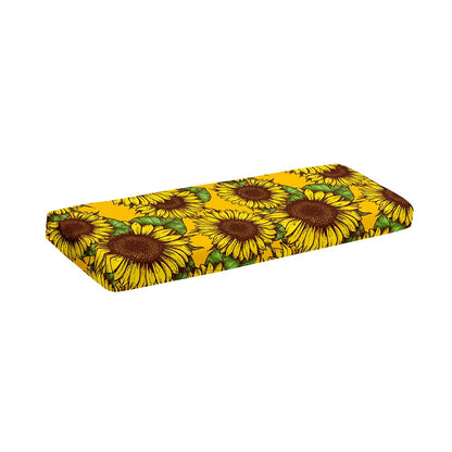Classic Vintage Sunflower Pattern Print Piano Keyboard Cover