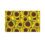 Classic Vintage Sunflower Pattern Print Polyester Flag
