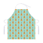 Classical Guitar Pattern Print Adjustable Apron