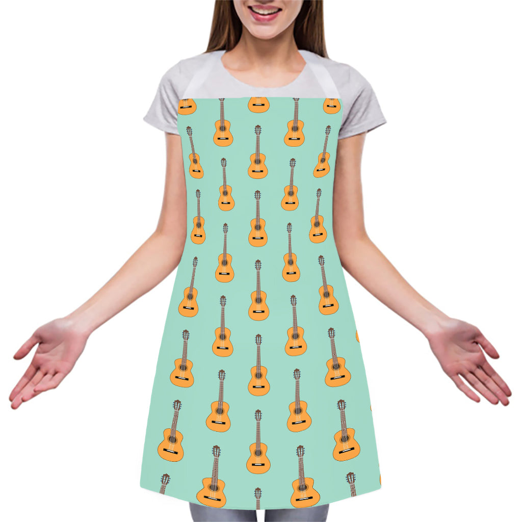 Classical Guitar Pattern Print Adjustable Apron