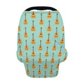 Classical Guitar Pattern Print Baby Seat Cover