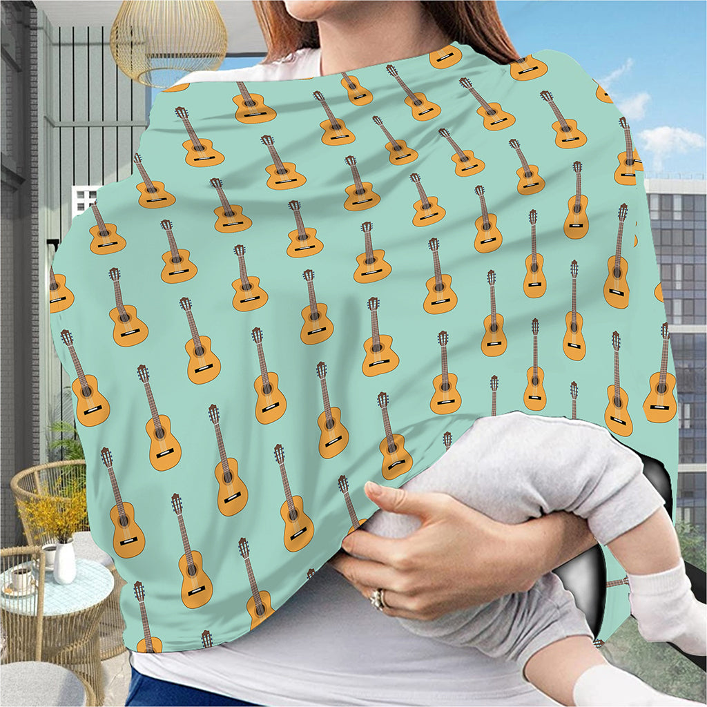 Classical Guitar Pattern Print Baby Seat Cover
