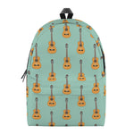Classical Guitar Pattern Print Backpack