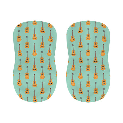 Classical Guitar Pattern Print Bar Stool Covers