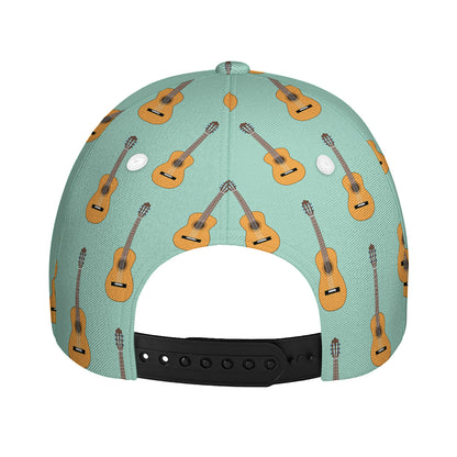 Classical Guitar Pattern Print Baseball Cap