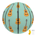 Classical Guitar Pattern Print Basketball