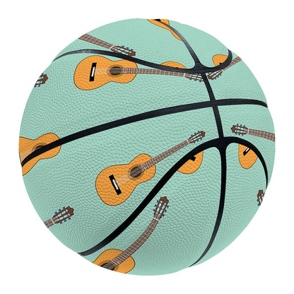 Classical Guitar Pattern Print Basketball