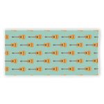 Classical Guitar Pattern Print Beach Towel