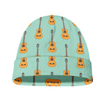 Classical Guitar Pattern Print Beanie