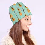 Classical Guitar Pattern Print Beanie