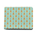 Classical Guitar Pattern Print Bifold Wallet