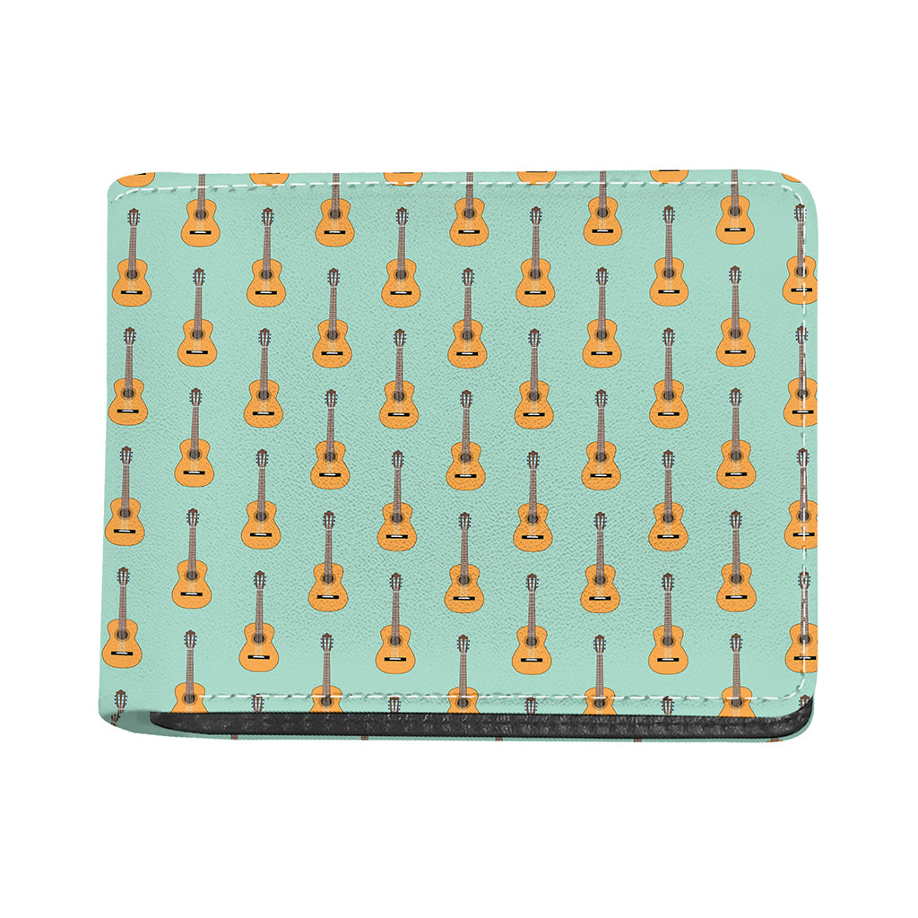 Classical Guitar Pattern Print Bifold Wallet