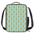 Classical Guitar Pattern Print Crossbody Lunch Bag