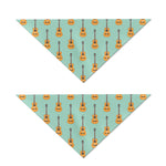 Classical Guitar Pattern Print Dog Bandana