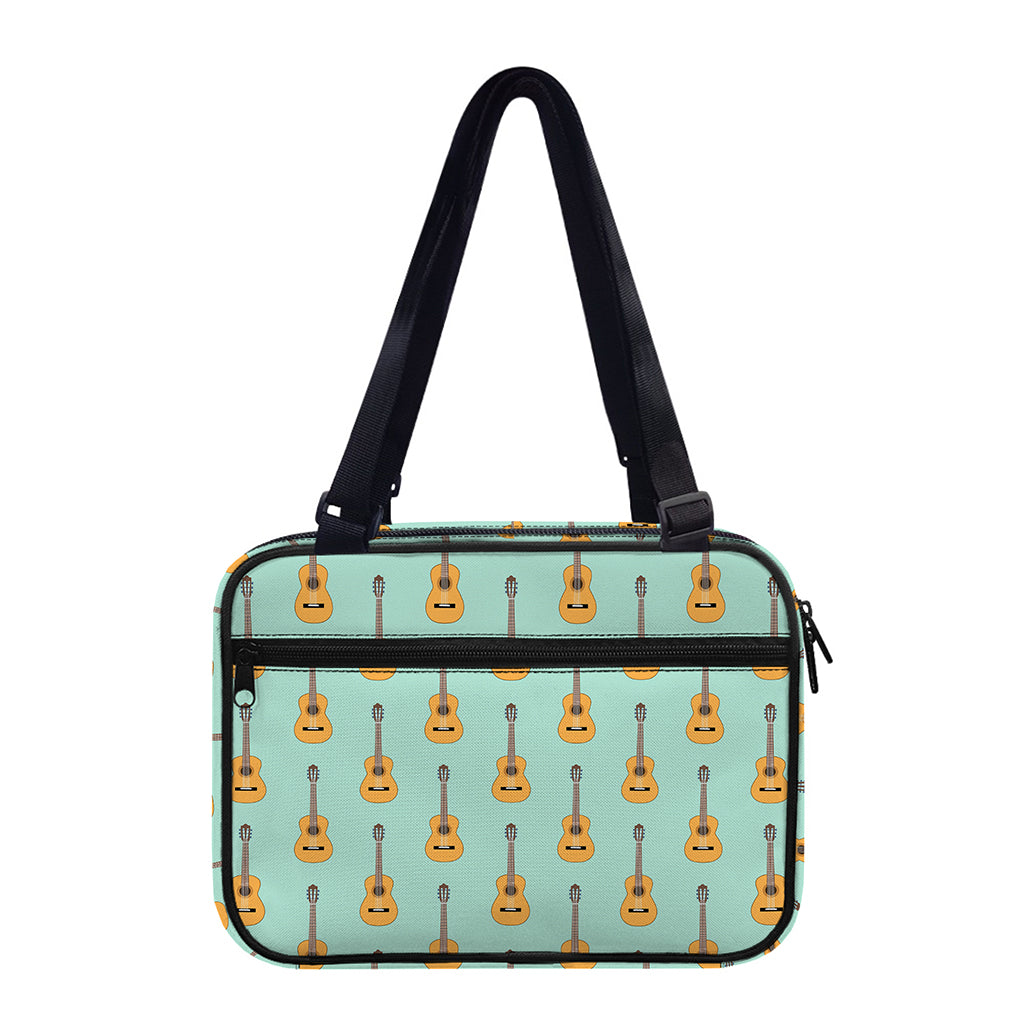 Classical Guitar Pattern Print Double Strap Bible Bag