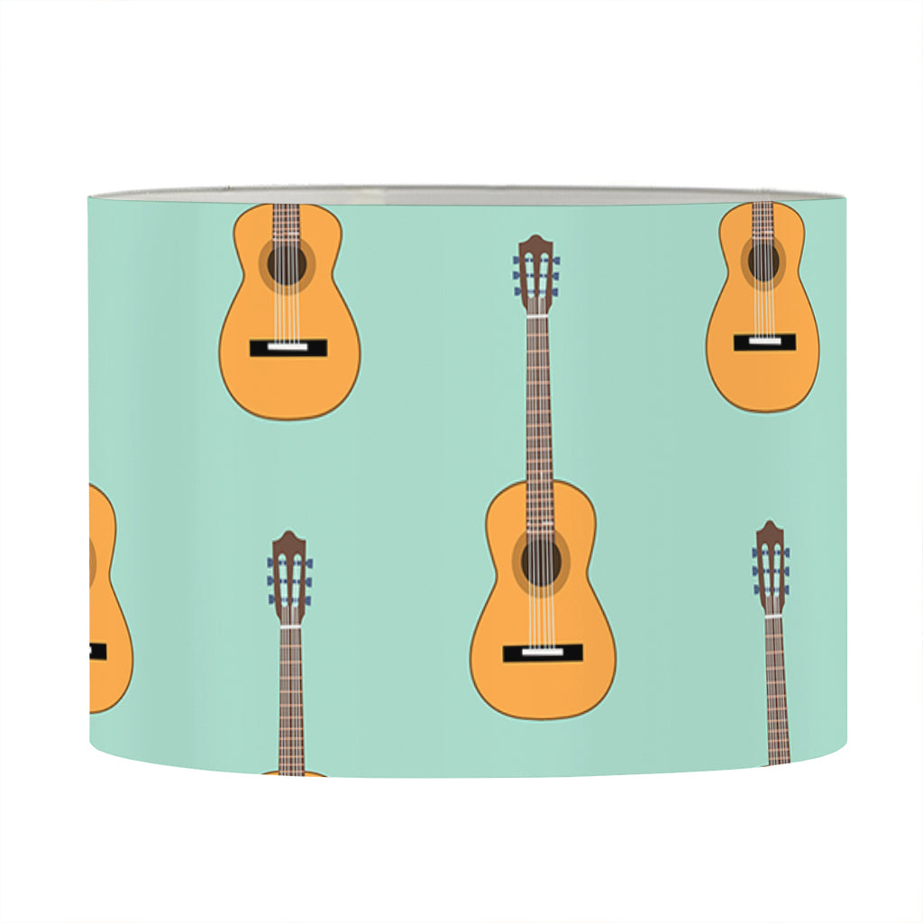 Classical Guitar Pattern Print Drum Lamp Shade