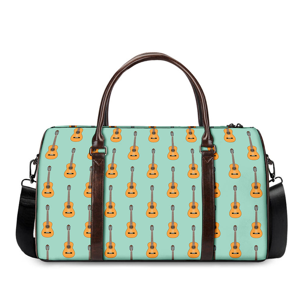 Classical Guitar Pattern Print Duffle Bag