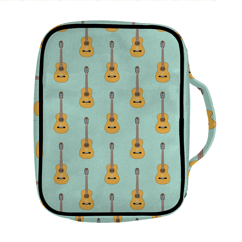 Classical Guitar Pattern Print Front Pocket Bible Bag