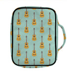 Classical Guitar Pattern Print Front Pocket Bible Bag