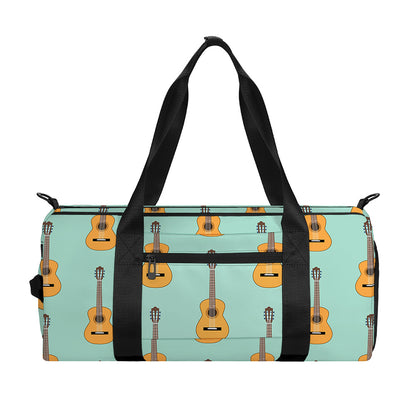 Classical Guitar Pattern Print Gym Bag