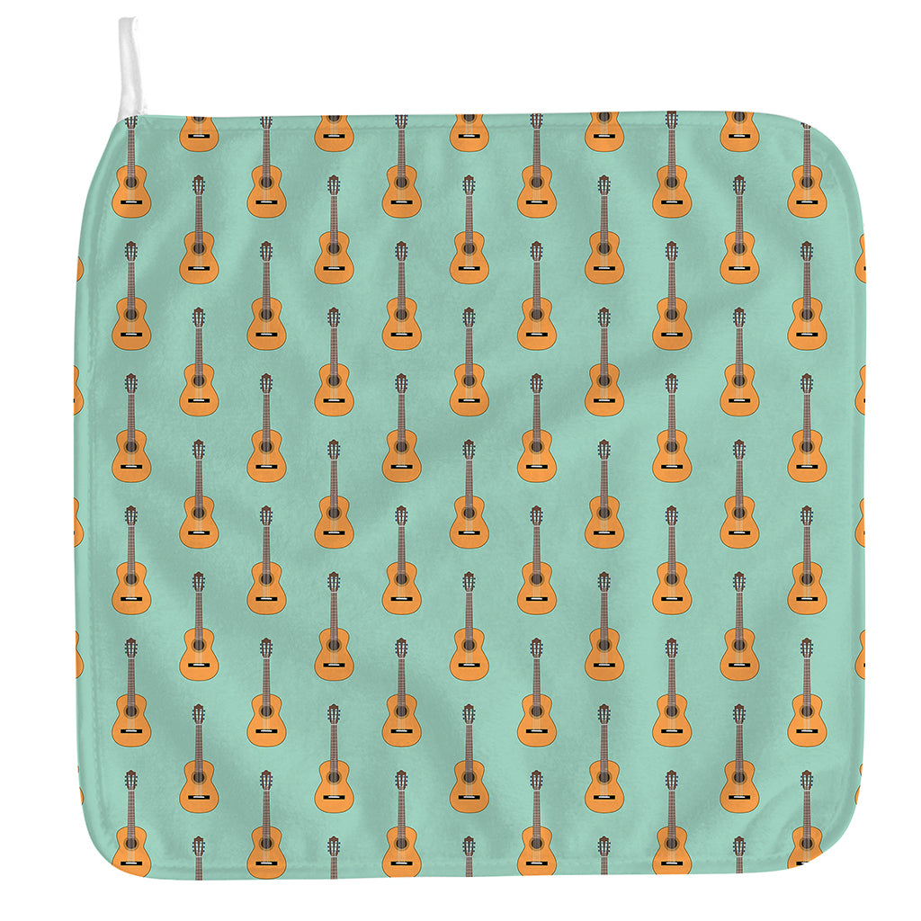 Classical Guitar Pattern Print Hand Towel