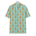 Classical Guitar Pattern Print Hawaiian Shirt