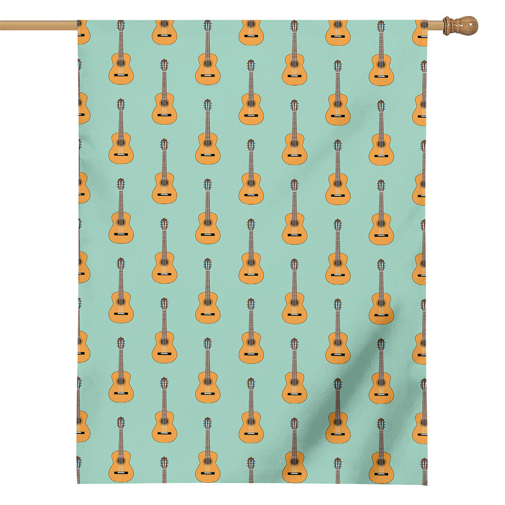 Classical Guitar Pattern Print House Flag