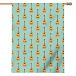 Classical Guitar Pattern Print House Flag