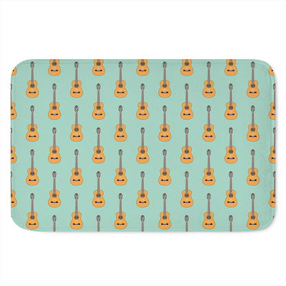 Classical Guitar Pattern Print Indoor Door Mat
