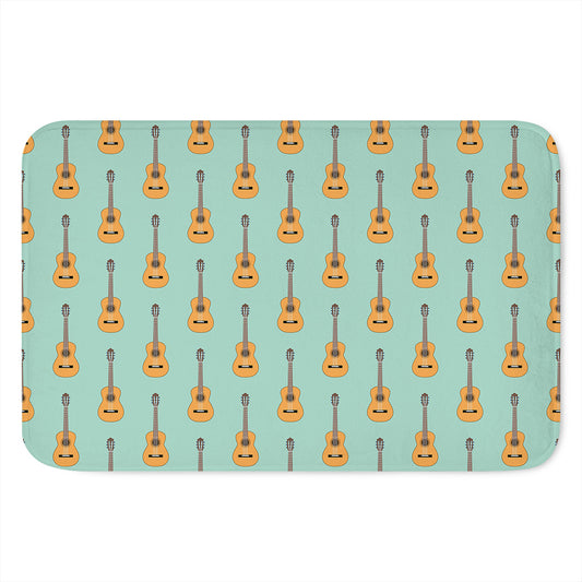 Classical Guitar Pattern Print Indoor Door Mat