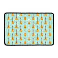 Classical Guitar Pattern Print Kitchen Mat