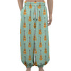 Classical Guitar Pattern Print Lantern Pants