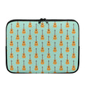 Classical Guitar Pattern Print Laptop Sleeve