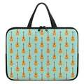 Classical Guitar Pattern Print Laptop Sleeve With Handle