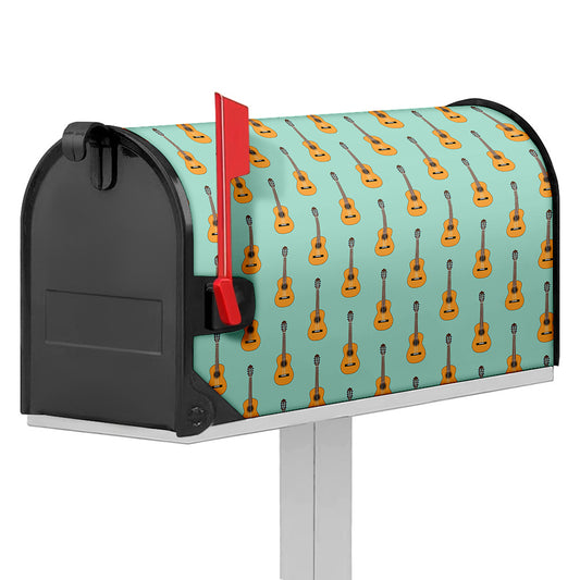 Classical Guitar Pattern Print Mailbox Cover