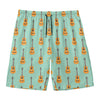 Classical Guitar Pattern Print Men's Swim Trunks