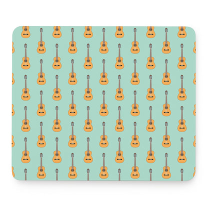 Classical Guitar Pattern Print Mouse Pad