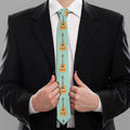 Classical Guitar Pattern Print Necktie