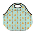 Classical Guitar Pattern Print Neoprene Lunch Bag