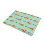Classical Guitar Pattern Print Pet Cooling Mat Cover