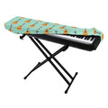 Classical Guitar Pattern Print Piano Keyboard Cover