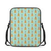 Classical Guitar Pattern Print Rectangular Crossbody Bag