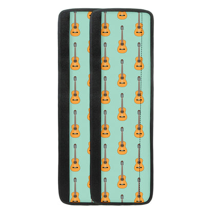 Classical Guitar Pattern Print Refrigerator Handle Covers
