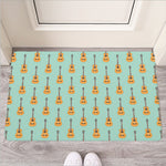 Classical Guitar Pattern Print Rubber Doormat