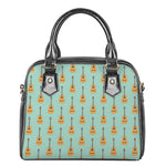 Classical Guitar Pattern Print Shoulder Handbag