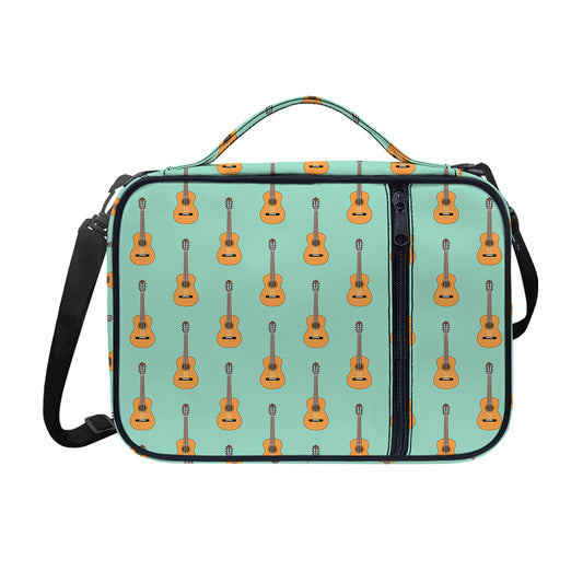 Classical Guitar Pattern Print Shoulder Strap Bible Bag
