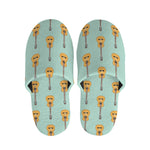 Classical Guitar Pattern Print Slippers